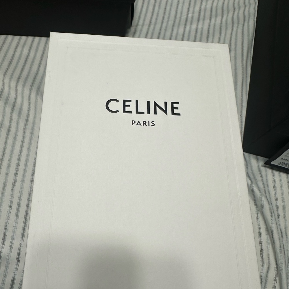 Celine Dark Havana Espadrilles Packaging